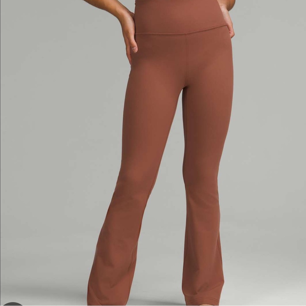 lululemon groove super high rise flared pant